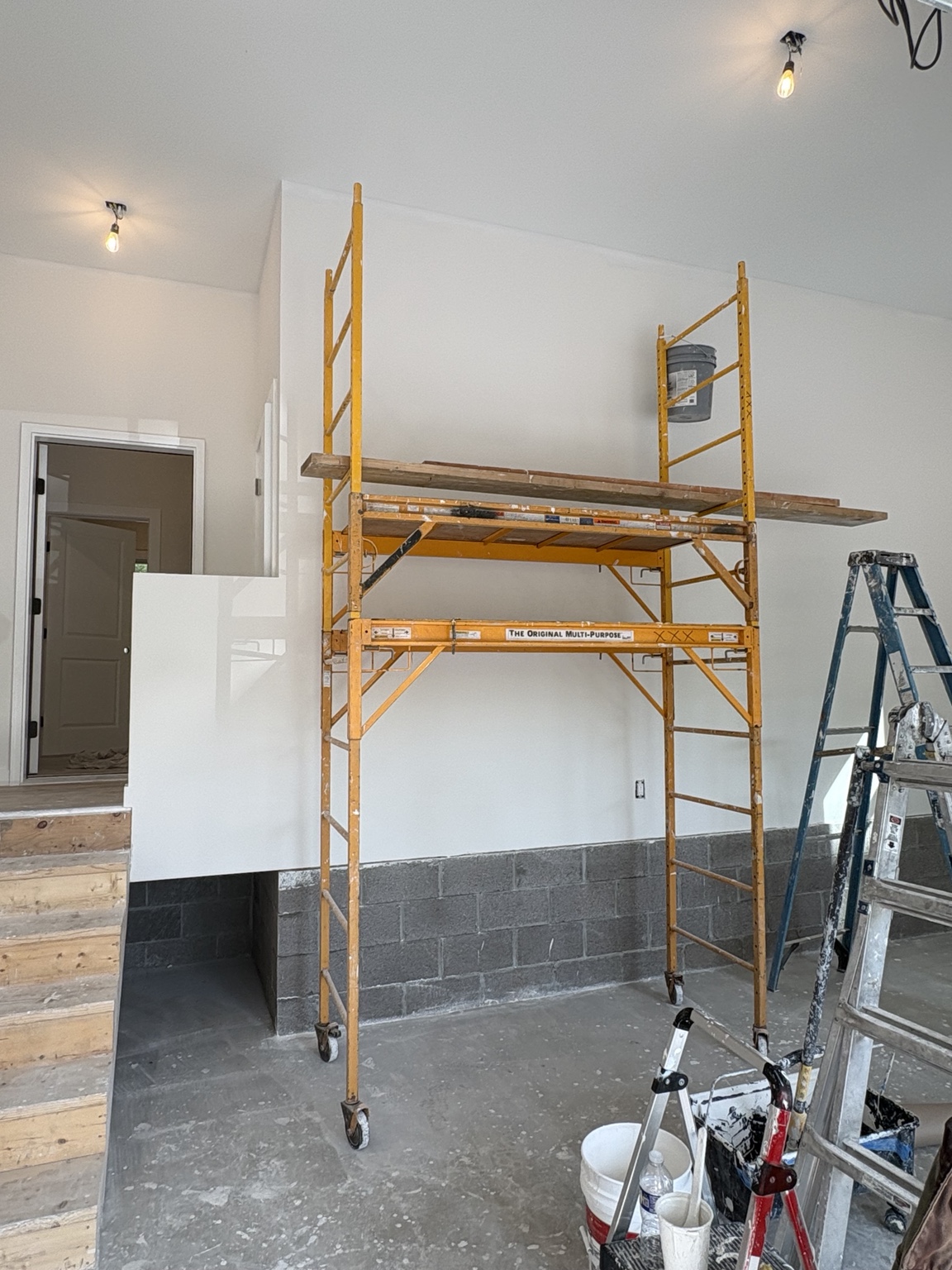 ACA Builders high ceiling finishing project